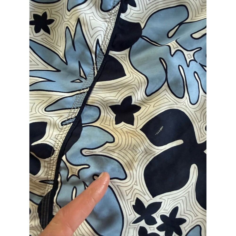 Kirra Vintage Men's Blue Floral Swim Board Shorts size 33 - Picture 9 of 11